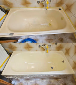 ekopel bathtub coating ivory refinishing resurfacing paint 